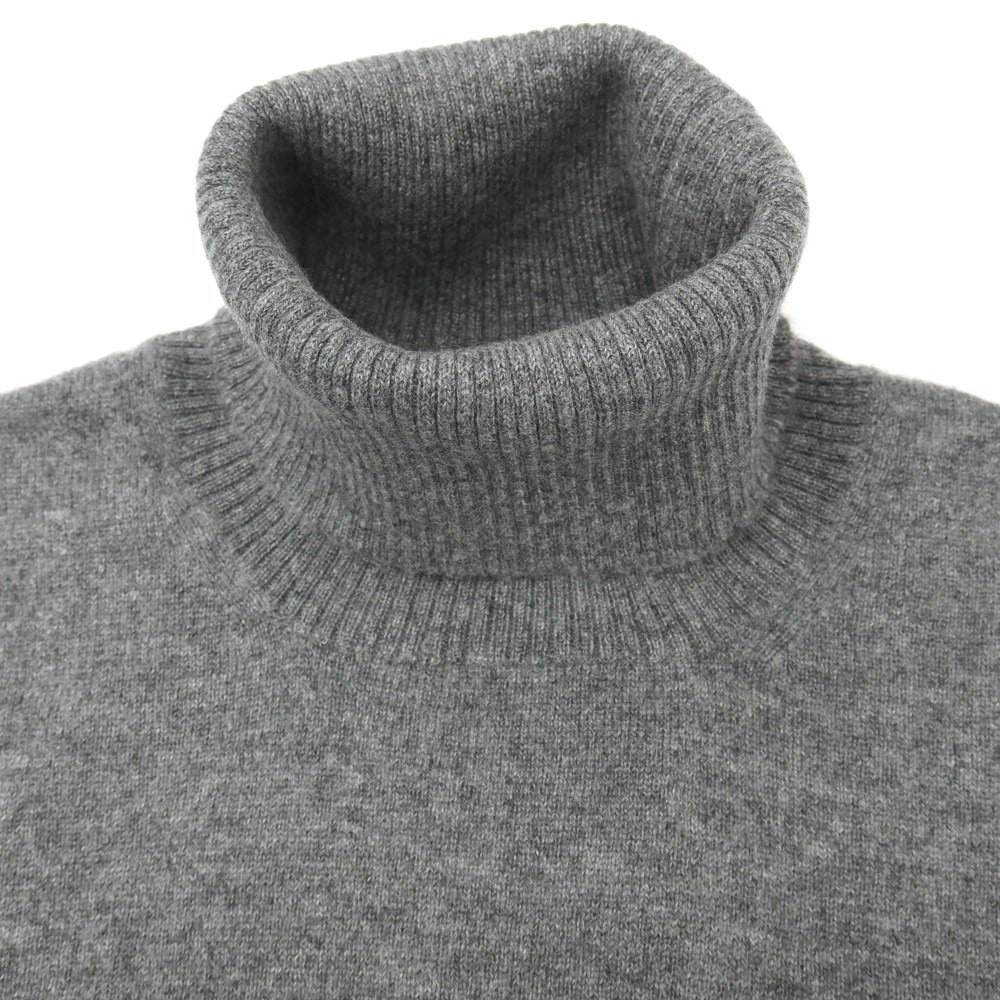 【新品アウトレット】セッテフィーリ カシミア Settefili Cashmere カシミヤ タートルネック プルオーバーニット グレー【サイズ50/M】【 状態ランクN- 】【 メンズ 】