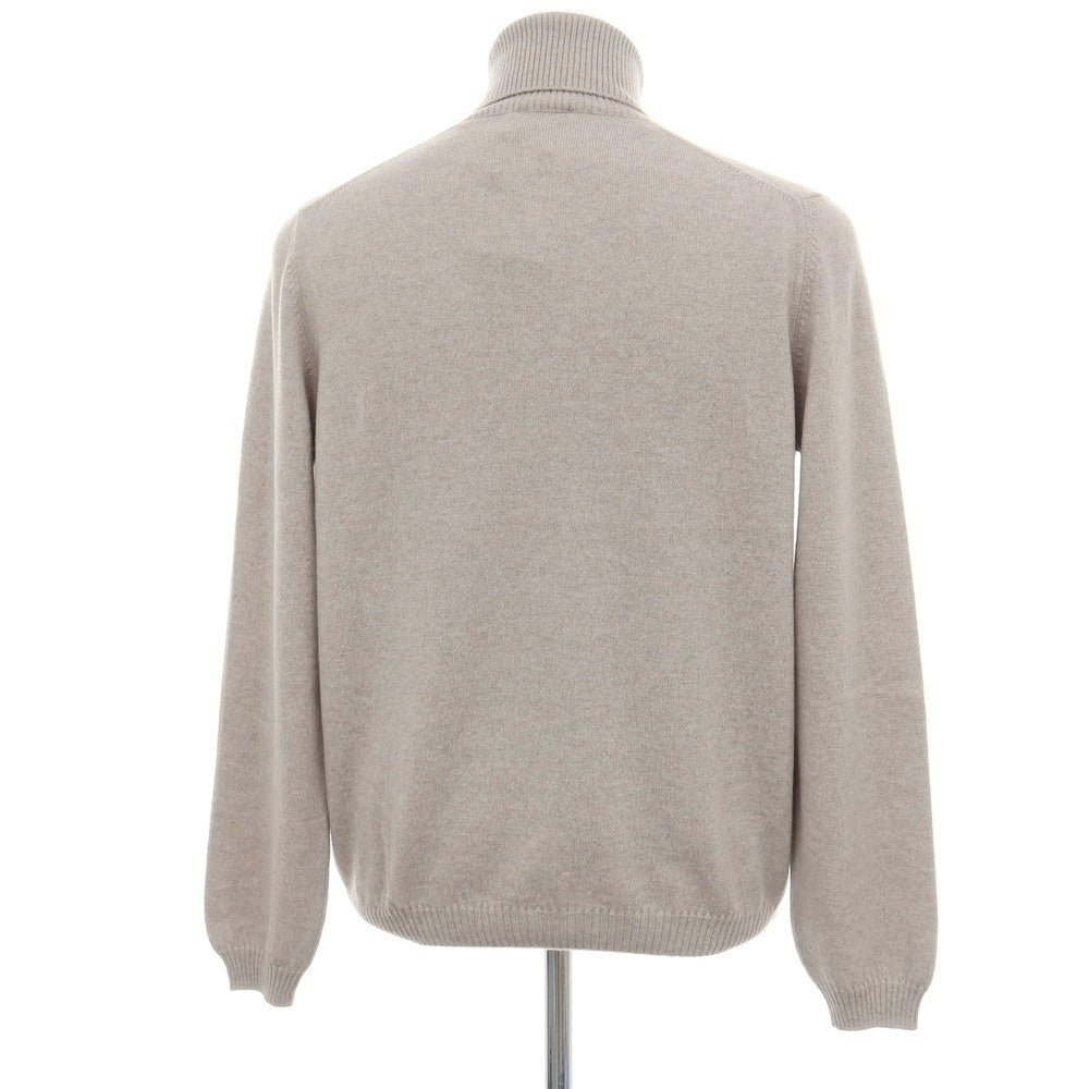 【新品アウトレット】セッテフィーリ カシミア Settefili Cashmere カシミヤ タートルネック プルオーバーニット グレージュ【サイズ44】【 状態ランクN- 】【 メンズ 】