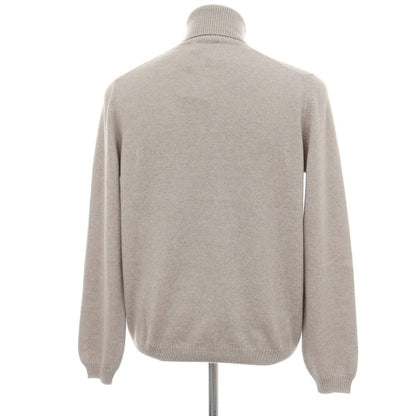 【新品アウトレット】セッテフィーリ カシミア Settefili Cashmere カシミヤ タートルネック プルオーバーニット グレージュ【サイズ44】【 状態ランクN- 】【 メンズ 】
