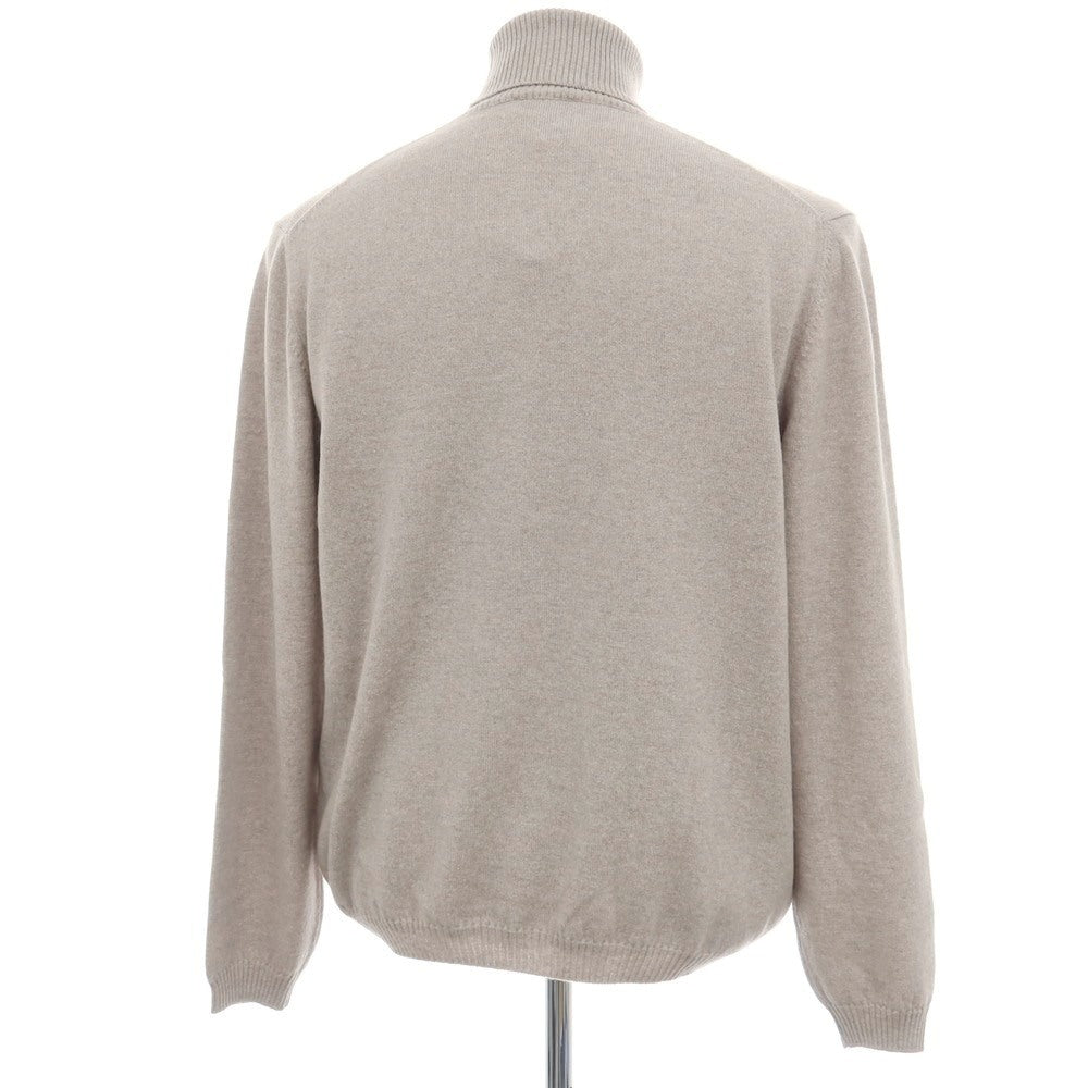 【新品アウトレット】セッテフィーリ カシミア Settefili Cashmere カシミヤ タートルネック プルオーバーニット グレージュ【サイズ48/S】【 状態ランクN- 】【 メンズ 】