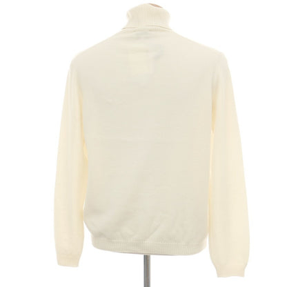 【新品アウトレット】セッテフィーリ カシミア Settefili Cashmere カシミヤ タートルネック プルオーバーニット オフホワイト【サイズ44】【 状態ランクN- 】【 メンズ 】