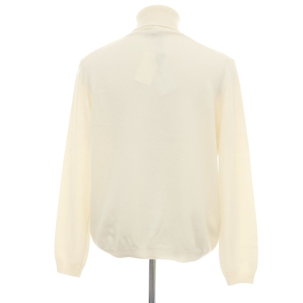【新品アウトレット】セッテフィーリ カシミア Settefili Cashmere カシミヤ タートルネック プルオーバーニット オフホワイト【サイズ46/XS】【 状態ランクN- 】【 メンズ 】