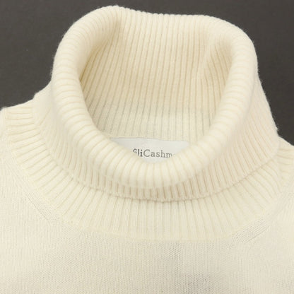 【新品アウトレット】セッテフィーリ カシミア Settefili Cashmere カシミヤ タートルネック プルオーバーニット オフホワイト【サイズ46/XS】【 状態ランクN- 】【 メンズ 】