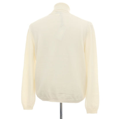 【新品アウトレット】セッテフィーリ カシミア Settefili Cashmere カシミヤ タートルネック プルオーバーニット オフホワイト【サイズ50/M】【 状態ランクN- 】【 メンズ 】