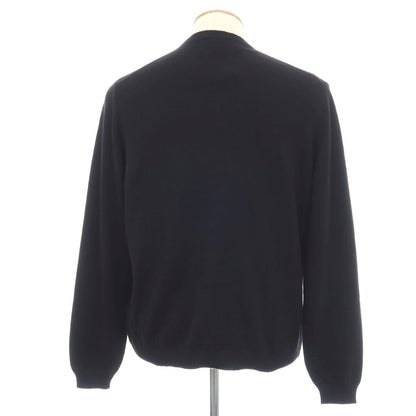 【新品アウトレット】セッテフィーリ カシミア Settefili Cashmere カシミヤ クルーネック プルオーバーニット ブラック【サイズ46/XS】【 状態ランクN- 】【 メンズ 】