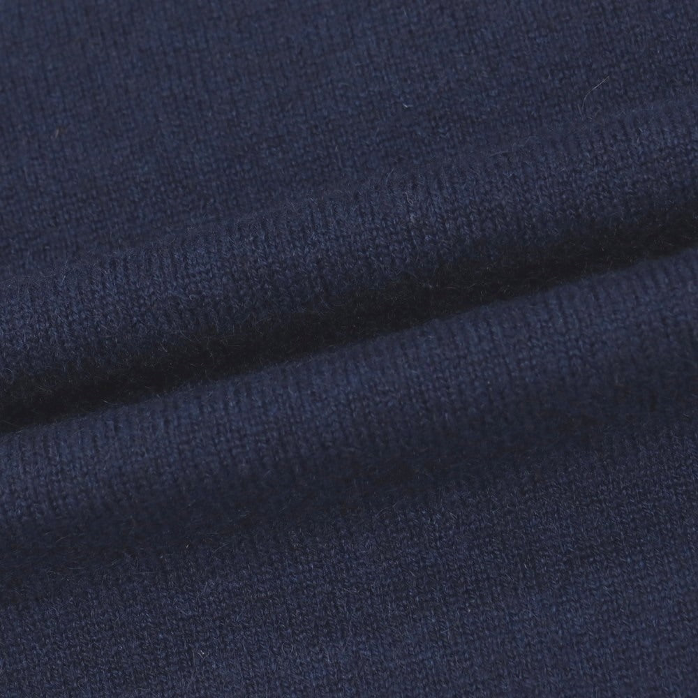 【新品アウトレット】セッテフィーリ カシミア Settefili Cashmere カシミヤ クルーネック プルオーバーニット ネイビー【サイズ50/M】【 状態ランクN- 】【 メンズ 】