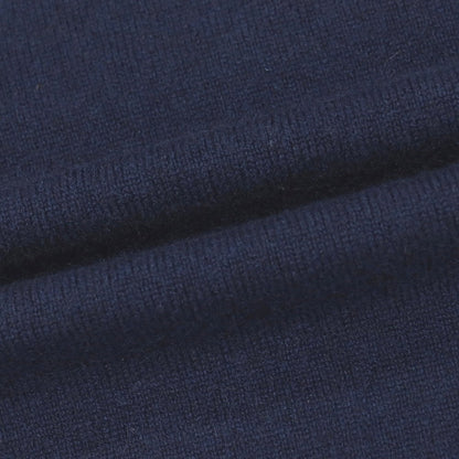 【新品アウトレット】セッテフィーリ カシミア Settefili Cashmere カシミヤ クルーネック プルオーバーニット ネイビー【サイズ50/M】【 状態ランクN- 】【 メンズ 】