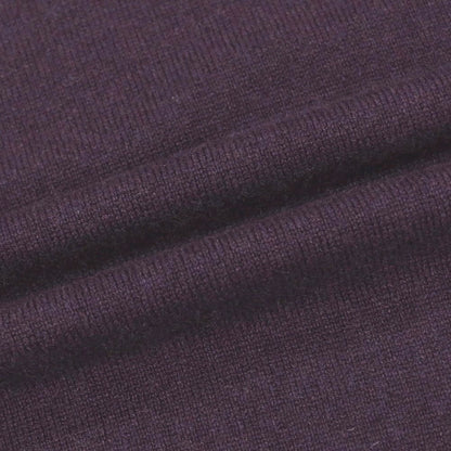 【新品アウトレット】セッテフィーリ カシミア Settefili Cashmere カシミヤ クルーネック プルオーバーニット ダークパープル【サイズ44】【 状態ランクN- 】【 メンズ 】
