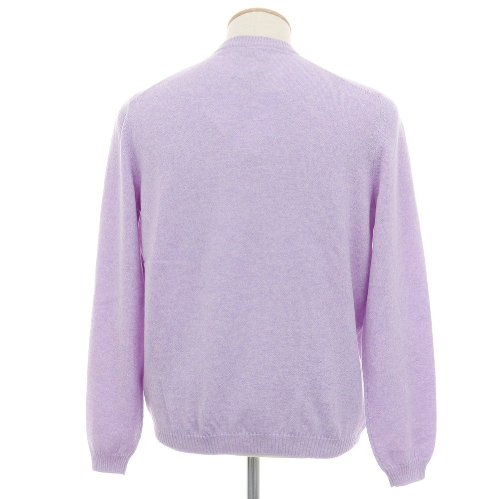 【新品アウトレット】セッテフィーリ カシミア Settefili Cashmere カシミヤ クルーネック プルオーバーニット ラベンダー【サイズ46/XS】【 状態ランクN- 】【 メンズ 】
