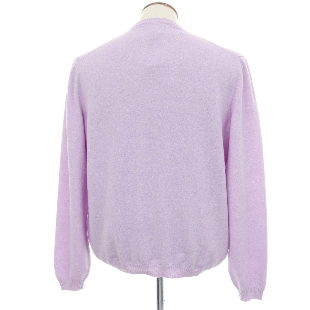 【新品アウトレット】セッテフィーリ カシミア Settefili Cashmere カシミヤ クルーネック プルオーバーニット ラベンダー【サイズ50/M】【 状態ランクN- 】【 メンズ 】