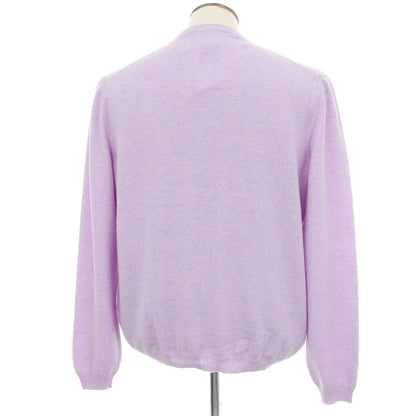 【新品アウトレット】セッテフィーリ カシミア Settefili Cashmere カシミヤ クルーネック プルオーバーニット ラベンダー【サイズ50/M】【 状態ランクN- 】【 メンズ 】