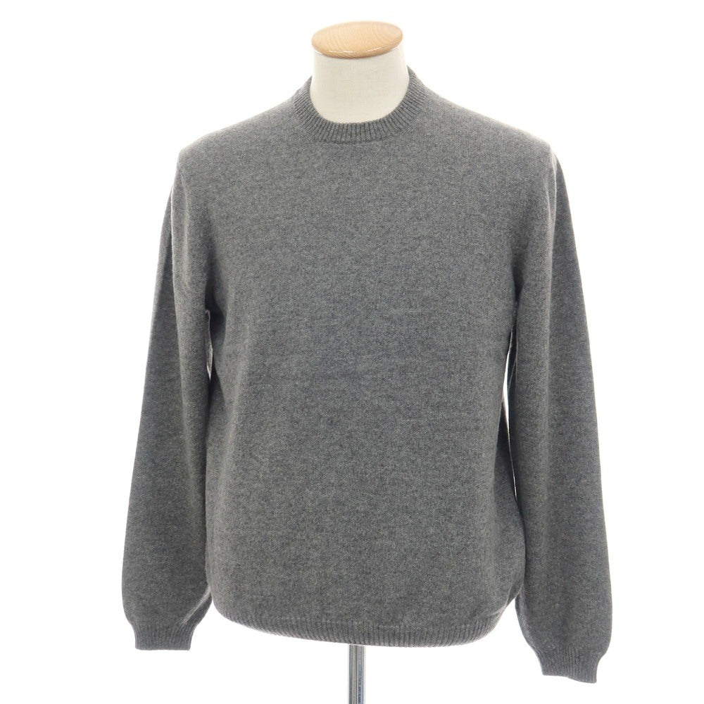 【新品アウトレット】セッテフィーリ カシミア Settefili Cashmere カシミヤ クルーネック プルオーバーニット グレー【サイズ46/XS】【 状態ランクN- 】【 メンズ 】