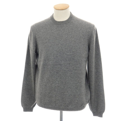 【新品アウトレット】セッテフィーリ カシミア Settefili Cashmere カシミヤ クルーネック プルオーバーニット グレー【サイズ46/XS】【 状態ランクN- 】【 メンズ 】