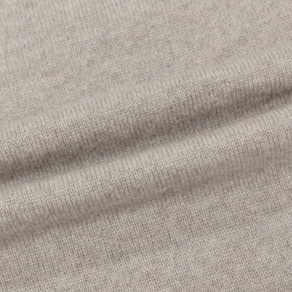 【新品アウトレット】セッテフィーリ カシミア Settefili Cashmere カシミヤ クルーネック プルオーバーニット グレージュ【サイズ44】【 状態ランクN- 】【 メンズ 】