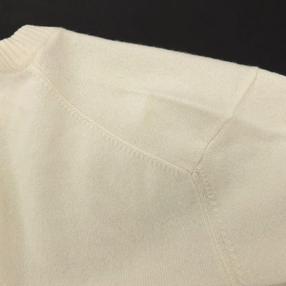 【新品アウトレット】セッテフィーリ カシミア Settefili Cashmere カシミヤ クルーネック プルオーバーニット オフホワイト【サイズ48/S】【 状態ランクN- 】【 メンズ 】