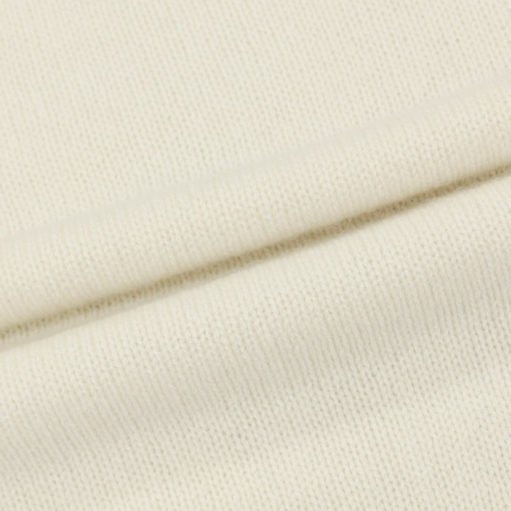 【新品アウトレット】セッテフィーリ カシミア Settefili Cashmere ベビーカシミヤ クルーネック プルオーバーニット オフホワイト【サイズ50/M】【 状態ランクN- 】【 メンズ 】