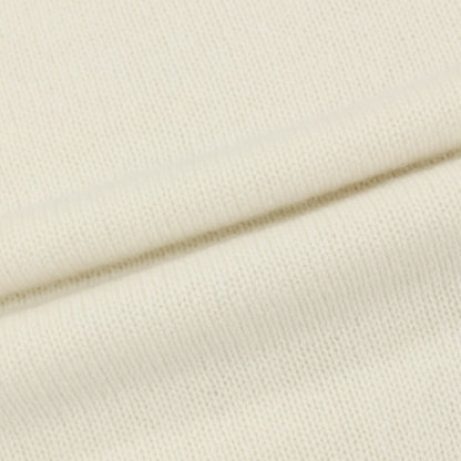 【新品アウトレット】セッテフィーリ カシミア Settefili Cashmere ベビーカシミヤ クルーネック プルオーバーニット オフホワイト【サイズ50/M】【 状態ランクN- 】【 メンズ 】