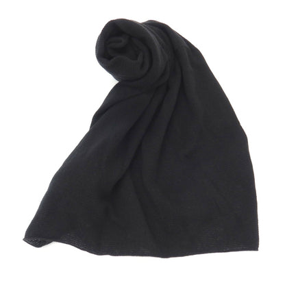 【新品】セッテフィーリ カシミア Settefili Cashmere カシミヤ ニット 大判 マフラー ブラック【 状態ランクN 】【 メンズ 】