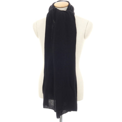 【新品】セッテフィーリ カシミア Settefili Cashmere カシミヤ ニット 大判 マフラー ブラック【 状態ランクN 】【 メンズ 】