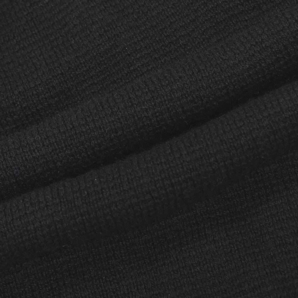 【新品】セッテフィーリ カシミア Settefili Cashmere カシミヤ ニット 大判 マフラー ブラック【 状態ランクN 】【 メンズ 】