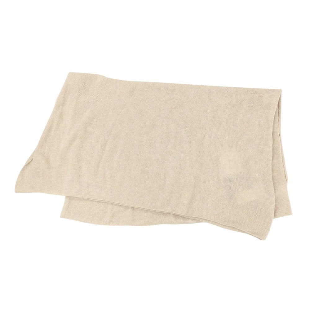 【新品】セッテフィーリ カシミア Settefili Cashmere カシミヤ ニット 大判 マフラー ベージュ【 状態ランクN 】【 メンズ 】