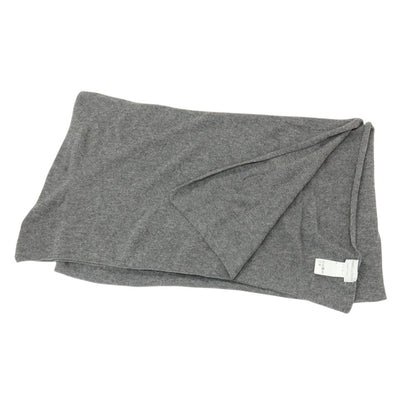 【新品】セッテフィーリ カシミア Settefili Cashmere カシミヤ ニット 大判 マフラー グレー【 状態ランクN 】【 メンズ 】