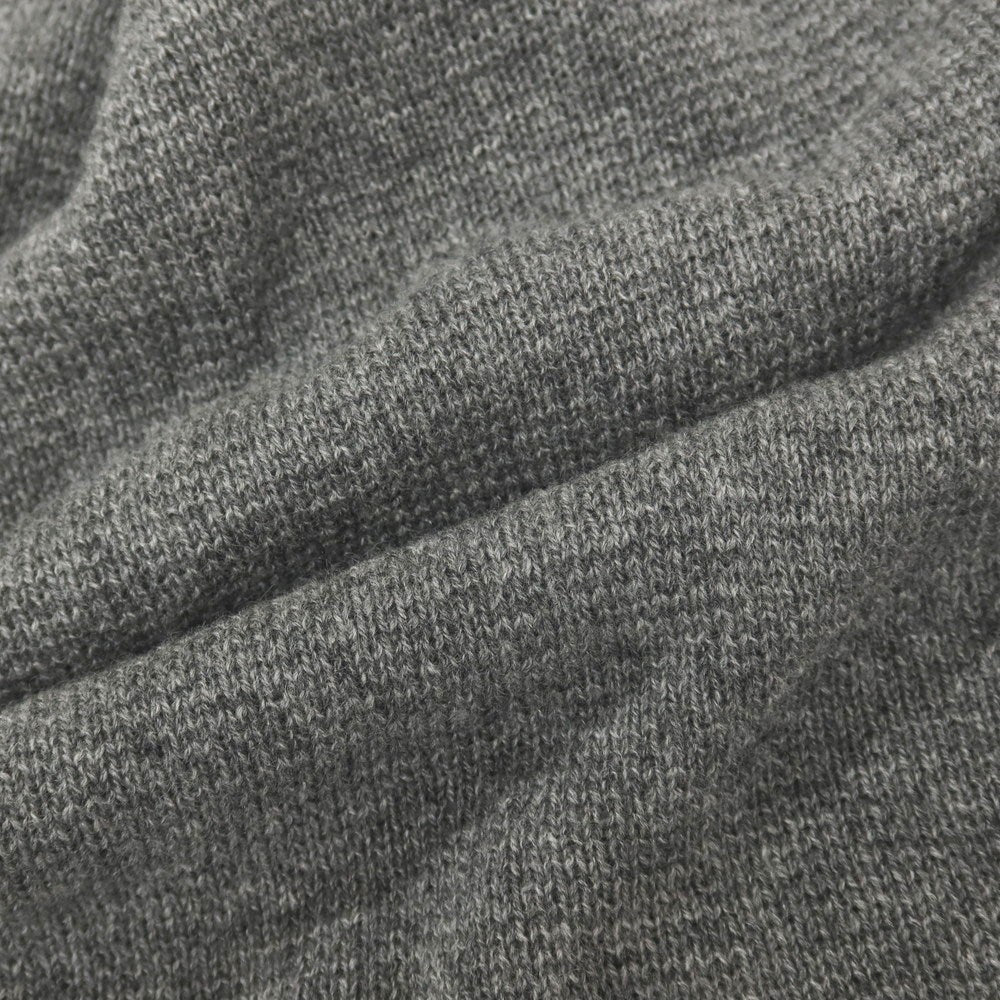 【新品】セッテフィーリ カシミア Settefili Cashmere カシミヤ ニット 大判 マフラー グレー【 状態ランクN 】【 メンズ 】