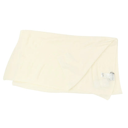 【新品】セッテフィーリ カシミア Settefili Cashmere カシミヤ ニット 大判 マフラー アイボリー【 状態ランクN 】【 メンズ 】
