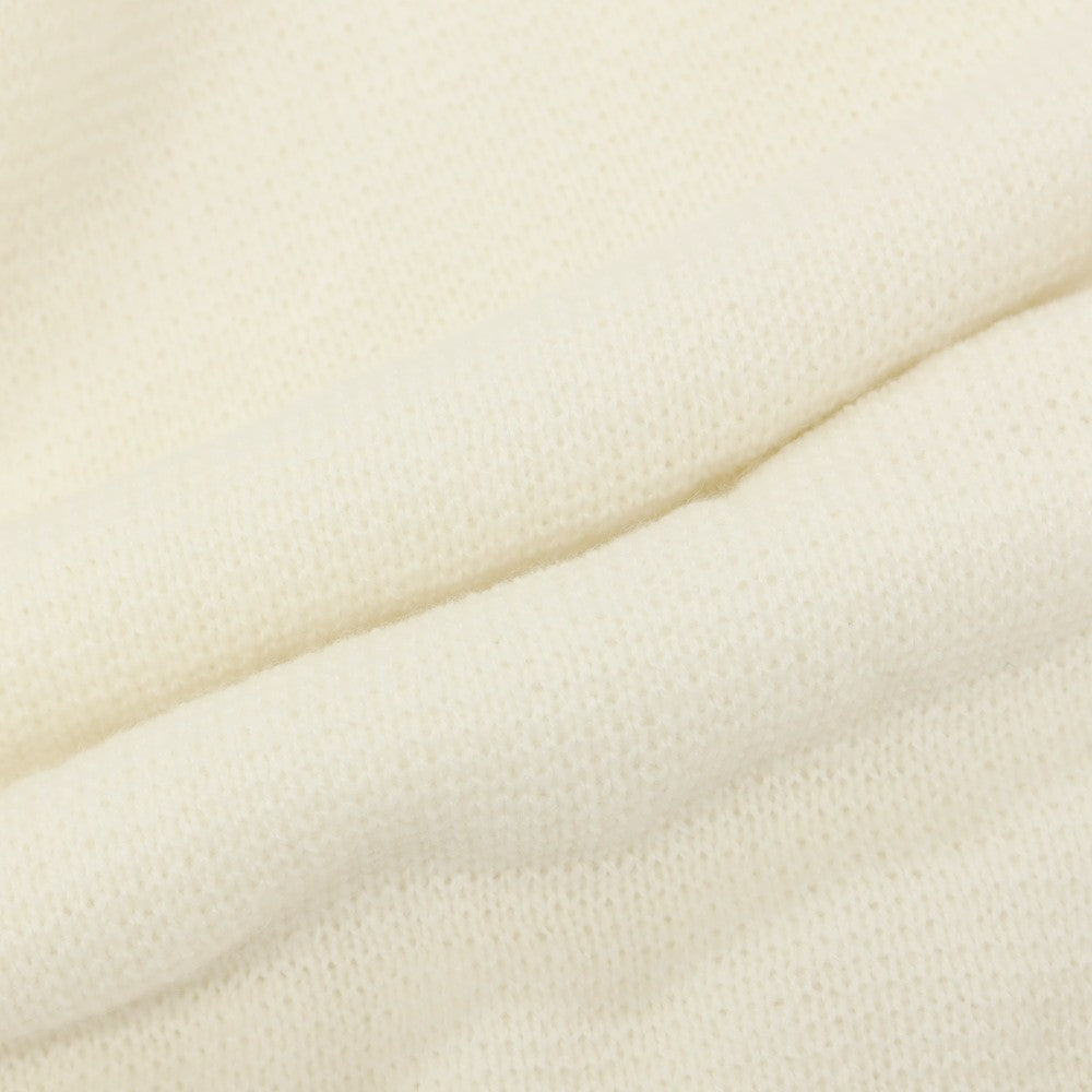 【新品】セッテフィーリ カシミア Settefili Cashmere カシミヤ ニット 大判 マフラー アイボリー【 状態ランクN 】【 メンズ 】
