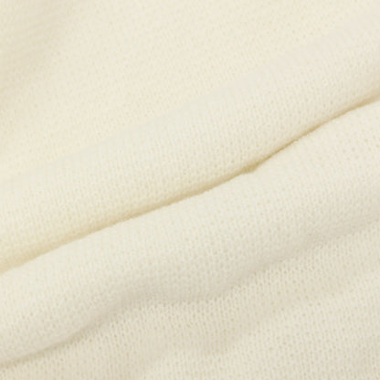 【新品】セッテフィーリ カシミア Settefili Cashmere カシミヤ ニット 大判 マフラー アイボリー【 状態ランクN 】【 メンズ 】
