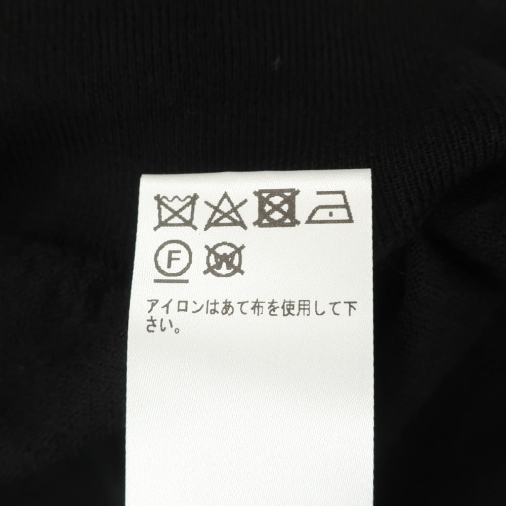 【新品アウトレット】フェデーリ FEDELI カシミヤシルク ハイゲージ クルーネック プルオーバーニット ブラック【サイズ48】【 状態ランクN- 】【 メンズ 】