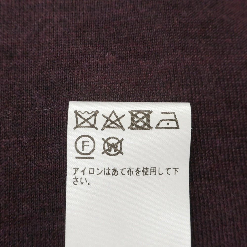 【新品アウトレット】フェデーリ FEDELI カシミヤシルク ハイゲージ モックネック プルオーバーニット ダークパープル【サイズ48】【 状態ランクN- 】【 メンズ 】