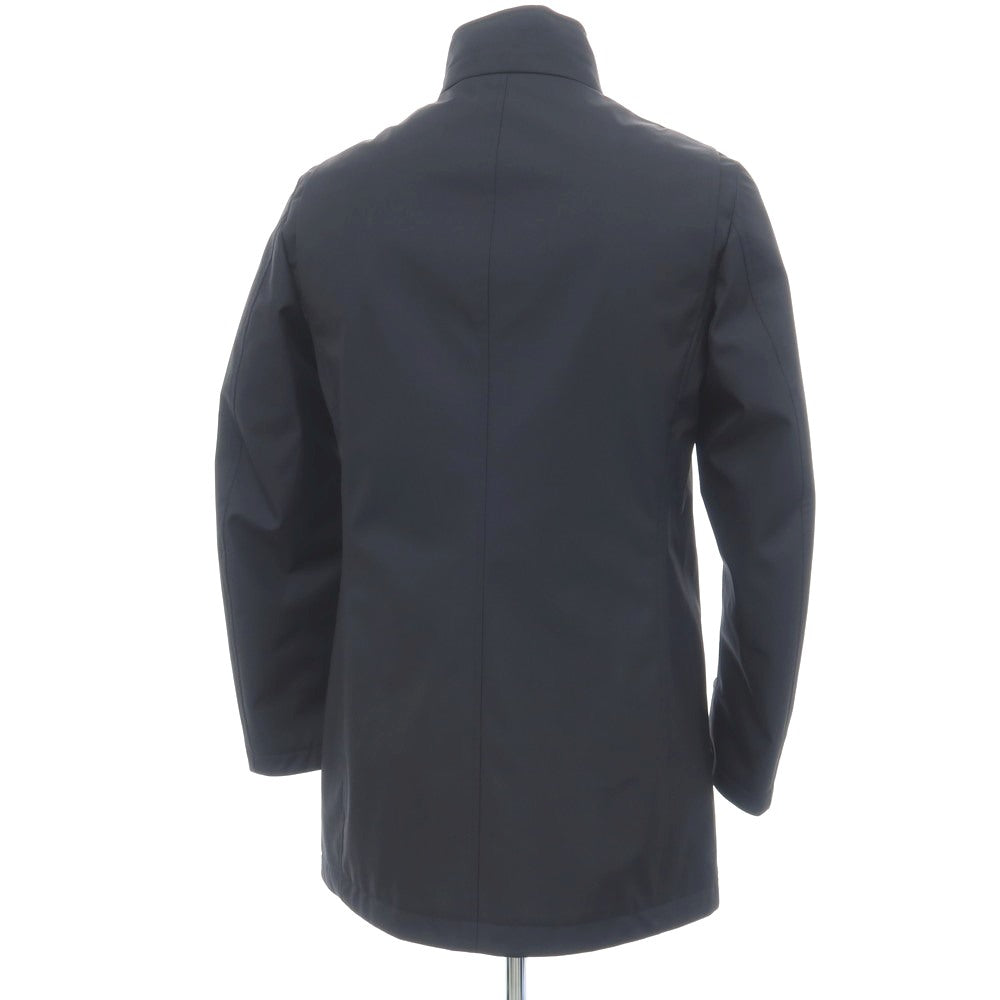 【中古】ムーレー MOORER ACQUA BERECCI-WI ポリエステル 中綿入り ダスターコート ダークネイビー【サイズ46】【 状態ランクB 】【 メンズ 】
