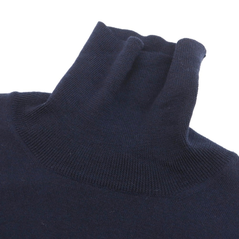【中古】タリアトーレ TAGLIATORE ウール タートルネック プルオーバーニット ネイビー【サイズ44】【 状態ランクB 】【 メンズ 】