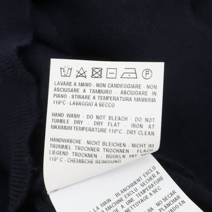 【中古】タリアトーレ TAGLIATORE ウール タートルネック プルオーバーニット ネイビー【サイズ44】【 状態ランクB 】【 メンズ 】