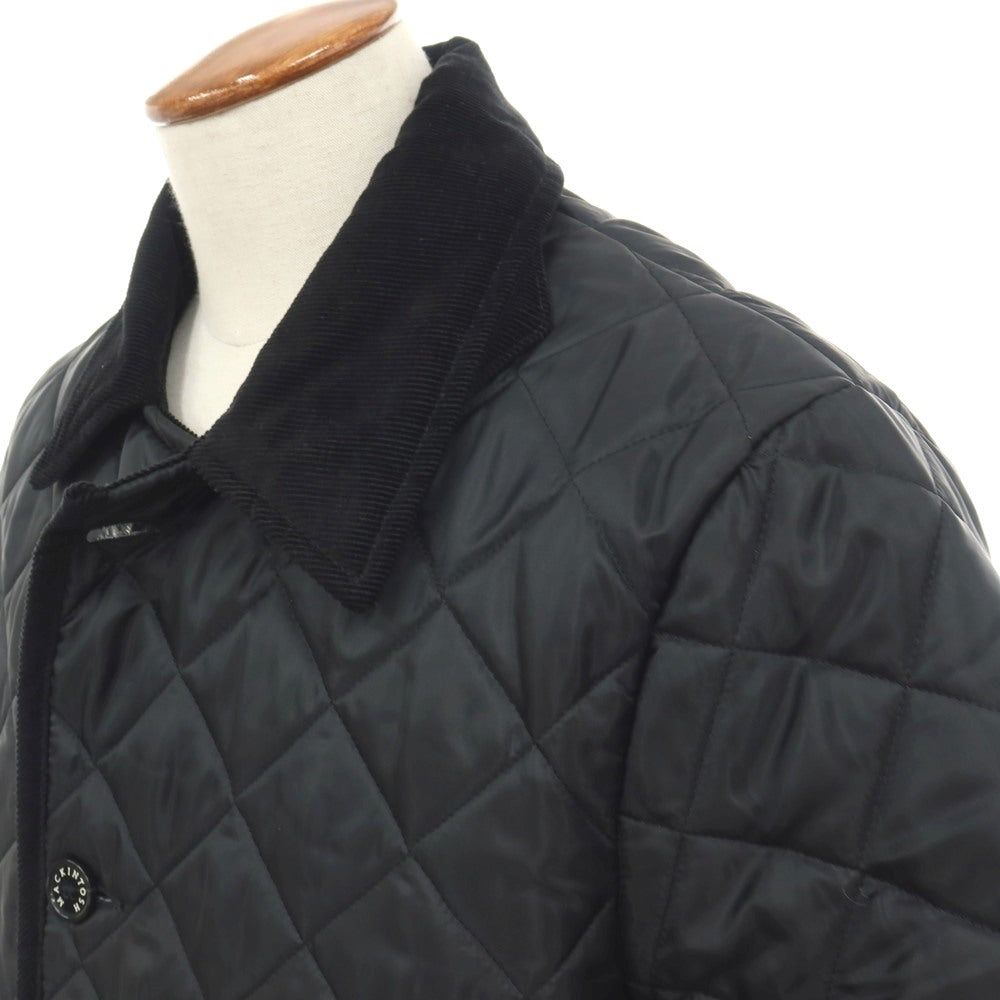 【中古】マッキントッシュ Mackintosh BEATTOCK ポリエステル 中綿入り キルティングコート ブラック【サイズ38】【 状態ランクB 】【 メンズ 】
