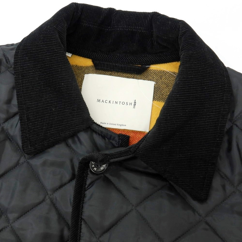 【中古】マッキントッシュ Mackintosh BEATTOCK ポリエステル 中綿入り キルティングコート ブラック【サイズ38】【 状態ランクB 】【 メンズ 】