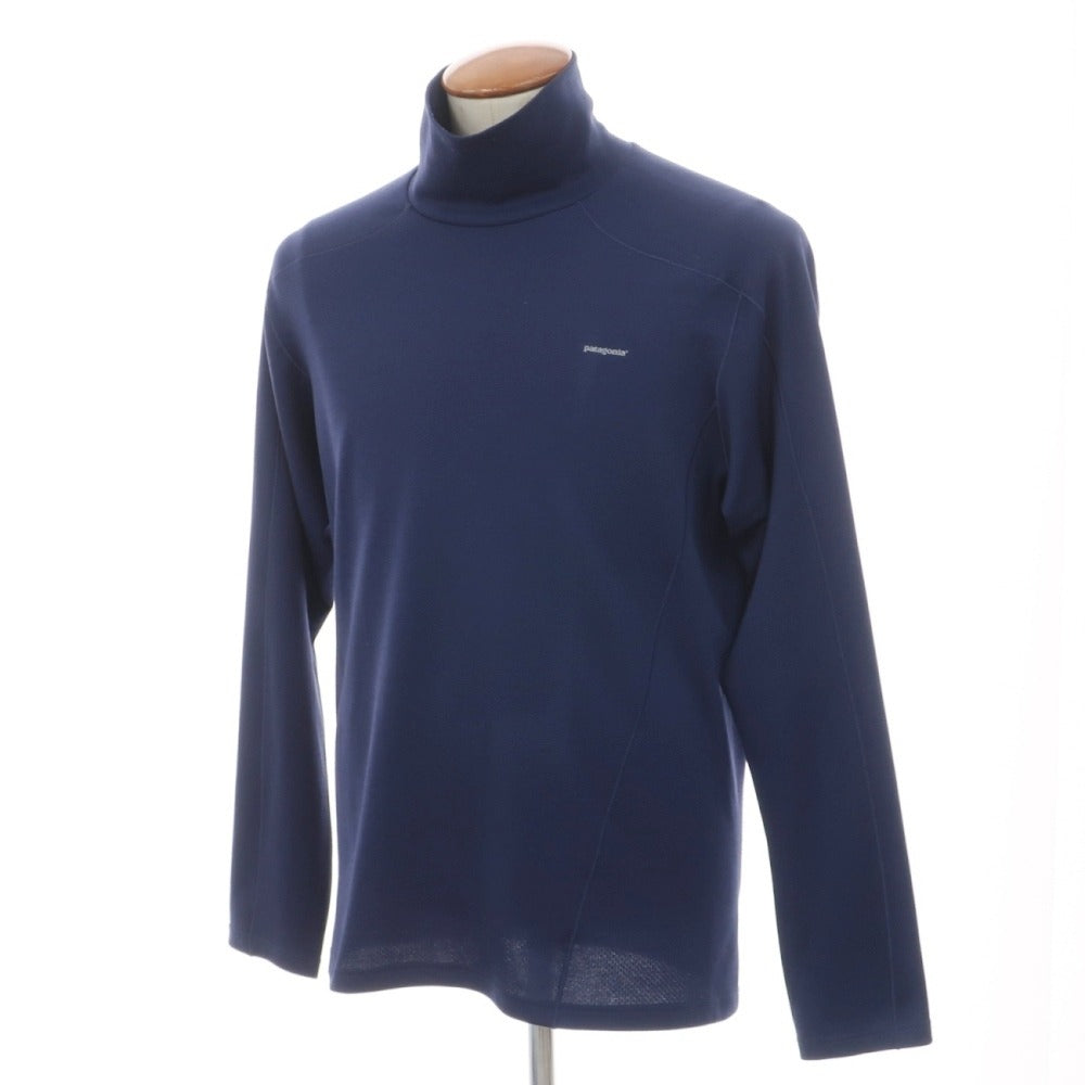 【中古】パタゴニア patagonia capilene 3 ポリエステル ポーラテック パワードライ ミッドウェイト 長袖カットソー ネイビー【サイズM】【 状態ランクD 】【 メンズ 】