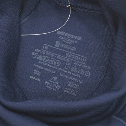 【中古】パタゴニア patagonia capilene 3 ポリエステル ポーラテック パワードライ ミッドウェイト 長袖カットソー ネイビー【サイズM】【 状態ランクD 】【 メンズ 】