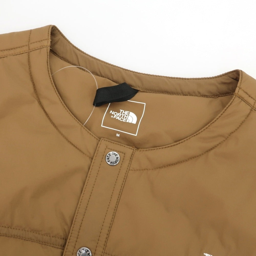 【中古】ザノースフェイス THE NORTH FACE meadow warm vest ナイロン 中綿ベスト ライトブラウン【サイズM】【 状態ランクB 】【 メンズ 】