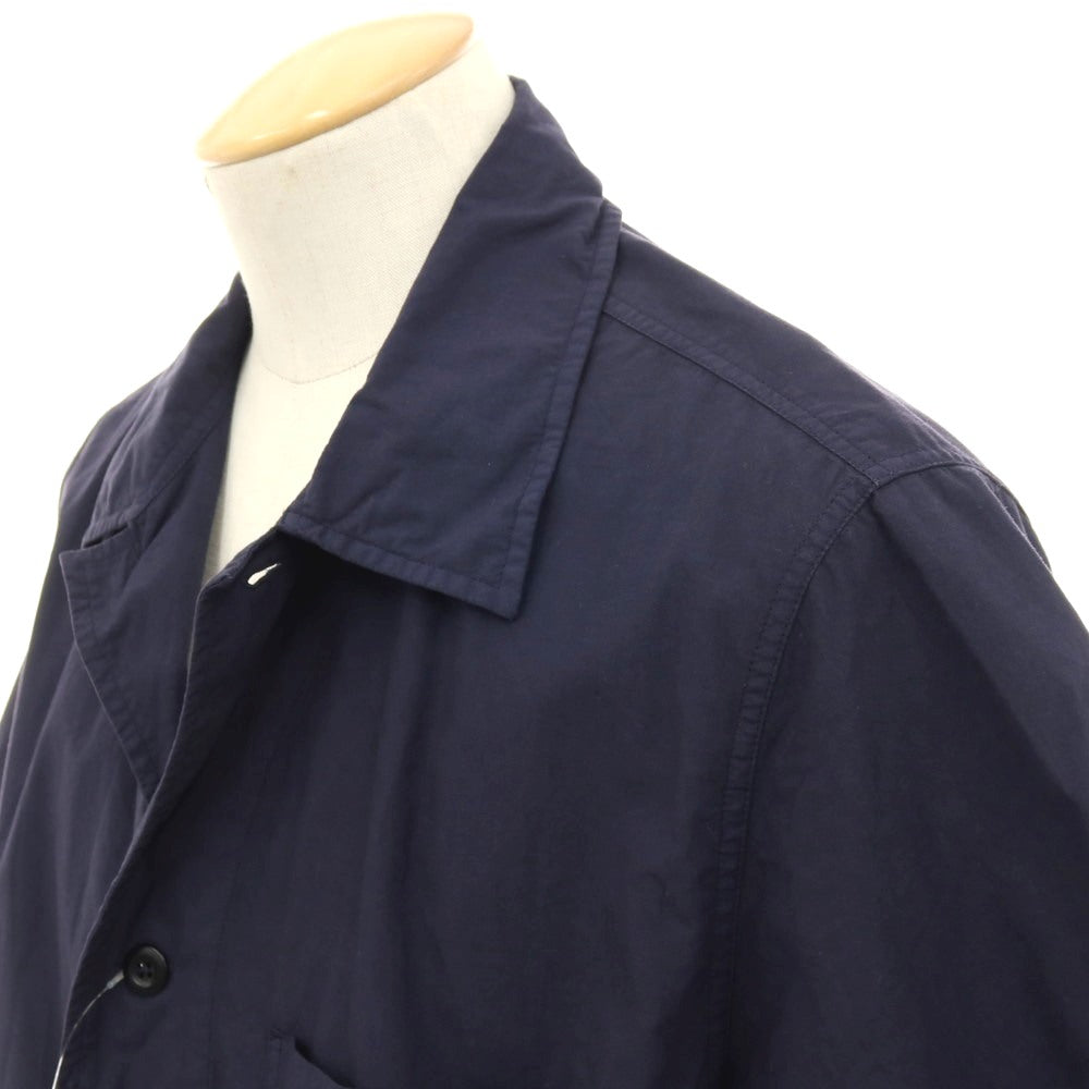 【中古】エムエイチエル MHL. コットン 半袖シャツ ネイビー【サイズS】【 状態ランクB 】【 メンズ 】