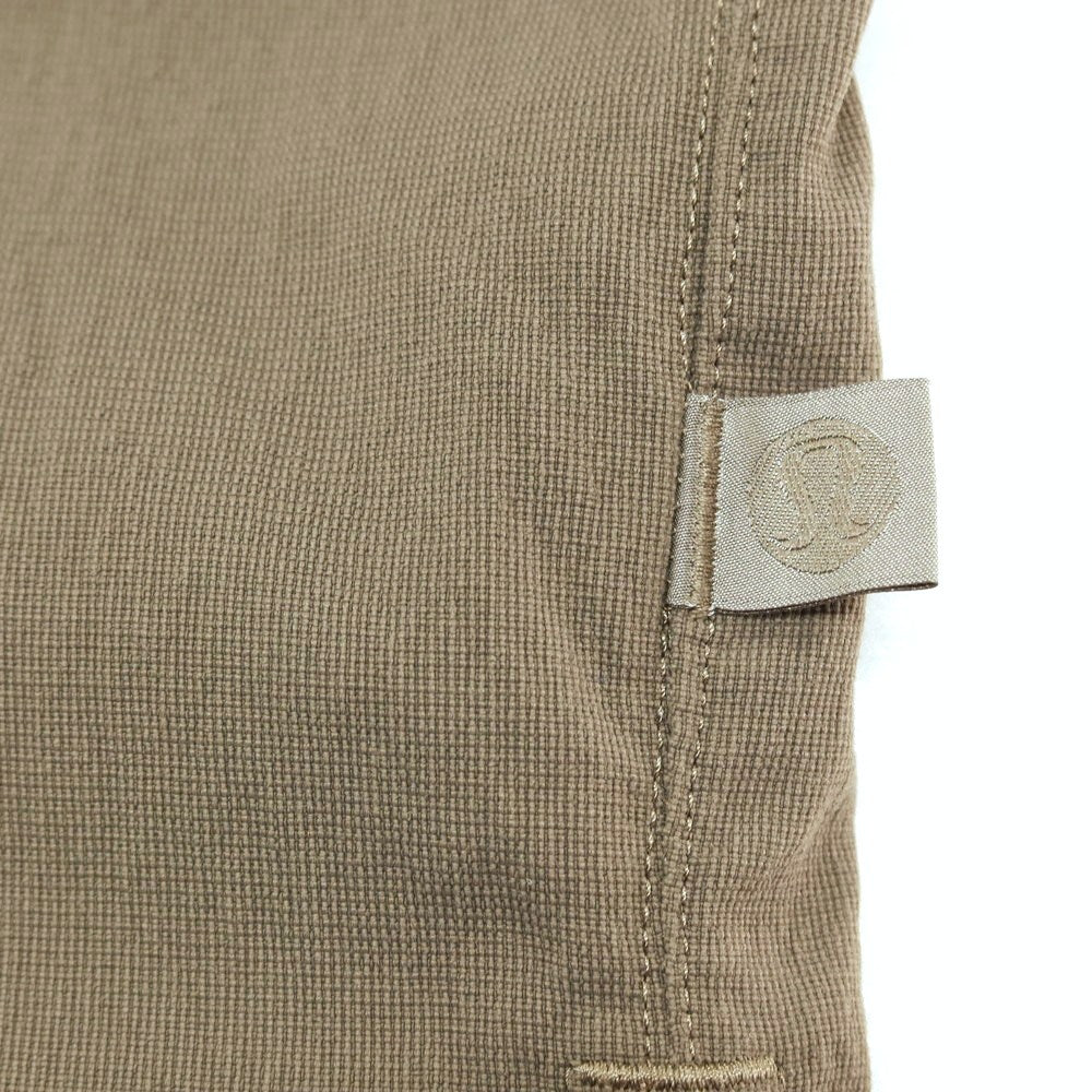 【中古】ルルレモン lululemon ポリエステル系 半袖シャツ カーキ【サイズ表記なし(XL位)】【 状態ランクB 】【 メンズ 】