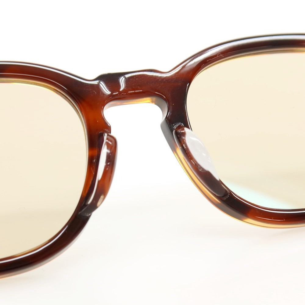 【中古】ジュリアス タート オプティカル JULIUS TART OPTICAL セルフレーム サングラス クリアブラウン【 状態ランクB 】【 メンズ 】