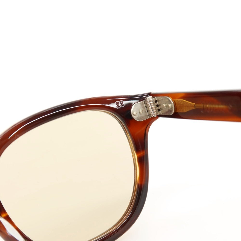 【中古】ジュリアス タート オプティカル JULIUS TART OPTICAL セルフレーム サングラス クリアブラウン【 状態ランクB 】【 メンズ 】