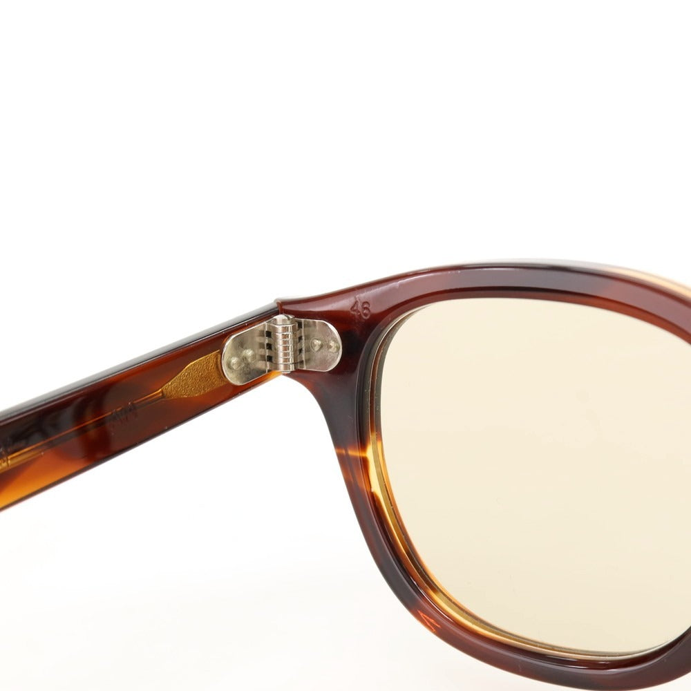 【中古】ジュリアス タート オプティカル JULIUS TART OPTICAL セルフレーム サングラス クリアブラウン【 状態ランクB 】【 メンズ 】