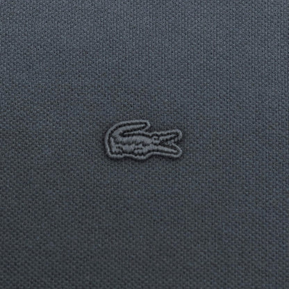 【中古】ラコステ LACOSTE コットン系 鹿の子 クルーネック 半袖Ｔシャツ ダークグレー【サイズ4】【 状態ランクA 】【 メンズ 】