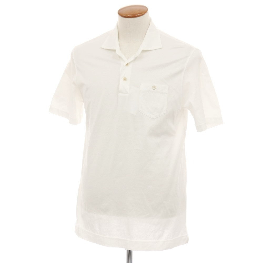 【中古】チルコロ1901 CIRCOLO 1901 コットン 半袖ポロシャツ ホワイト【サイズM】【 状態ランクC 】【 メンズ 】