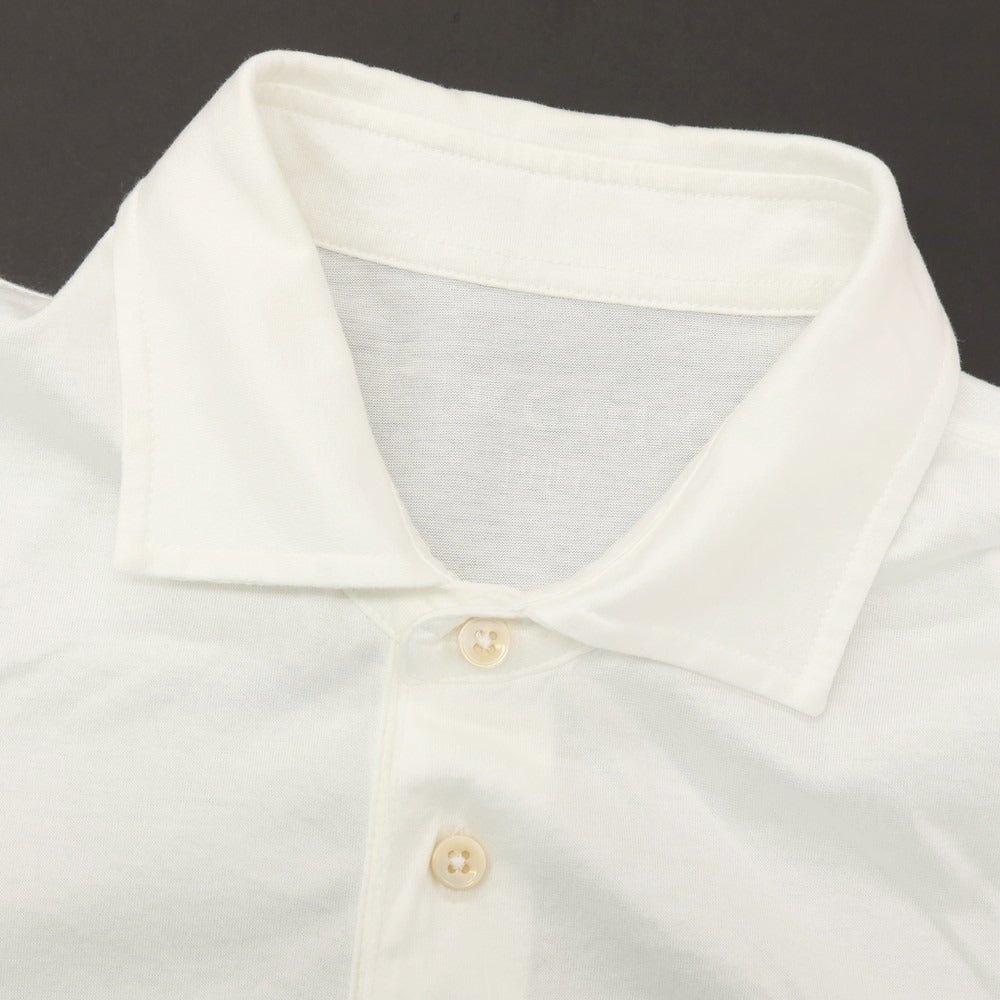 【中古】チルコロ1901 CIRCOLO 1901 コットン 半袖ポロシャツ ホワイト【サイズM】【 状態ランクC 】【 メンズ 】