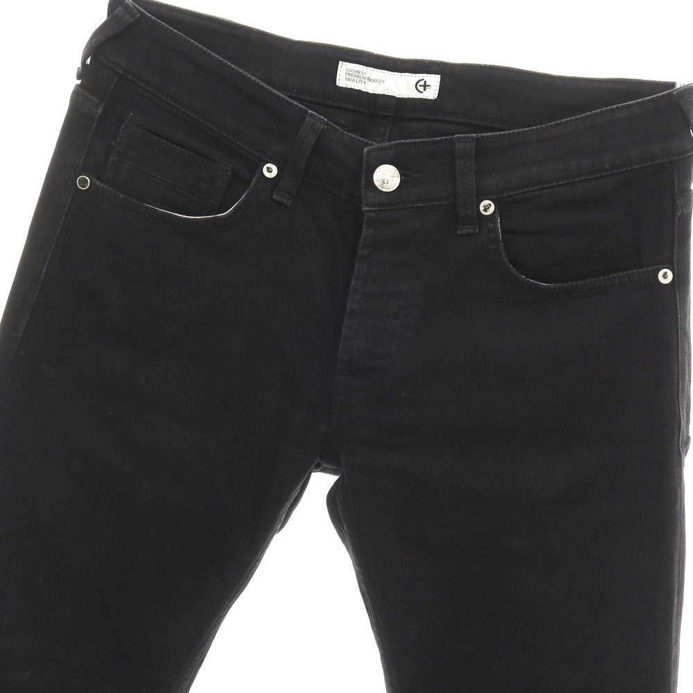 【中古】チープラス C+ ストレッチ コットンメタル デニムパンツ ブラック【サイズ32】【 状態ランクB 】【 メンズ 】