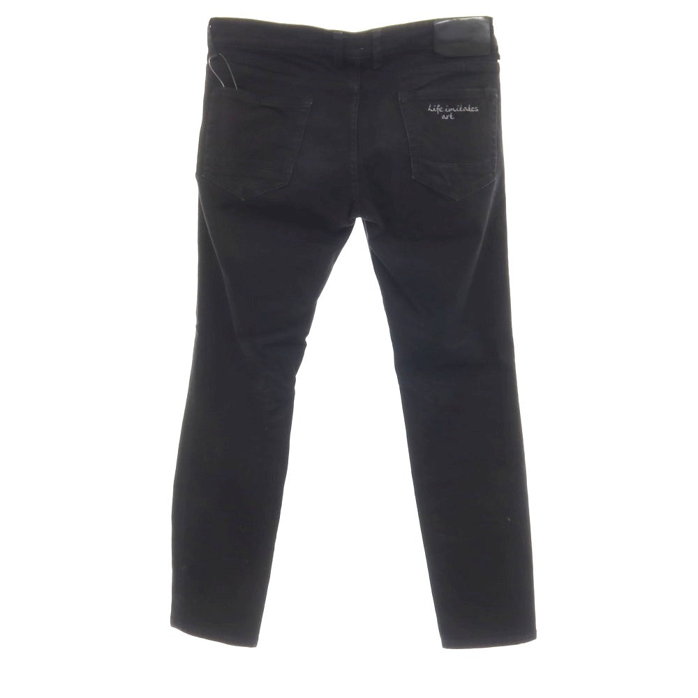 【SALE30%OFF/返品不可】【中古】チープラス C+ ストレッチ コットンメタル デニムパンツ ブラック【 サイズ32 】【 状態ランクB 】【 メンズ 】